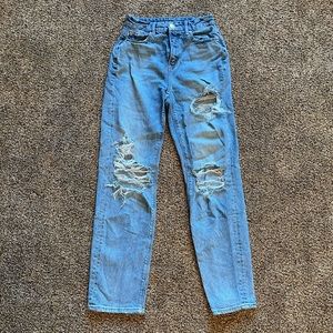 American eagle high rise mom jeans